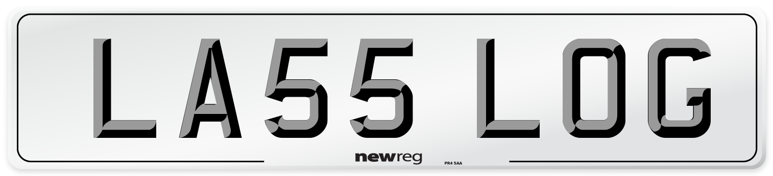 LA55 LOG Number Plate from New Reg